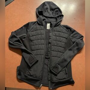 Tek Gear Women's Black Fitted Hooded Jacket